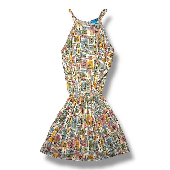 Tori Richard Honolulu Disney Hawaiian Tiki Halter Dress, Size Medium, NWOT - Picture 1 of 9